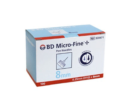 BD Micro fine pen needles 8mm 31g